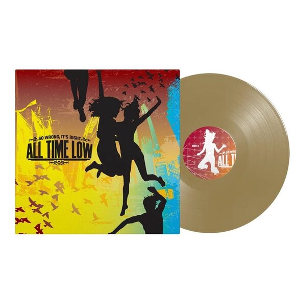 All Time Low Other - NWT All Time Low 'So Wrong, It's Right' Vinyl - Limited Edition Gold, Sealed